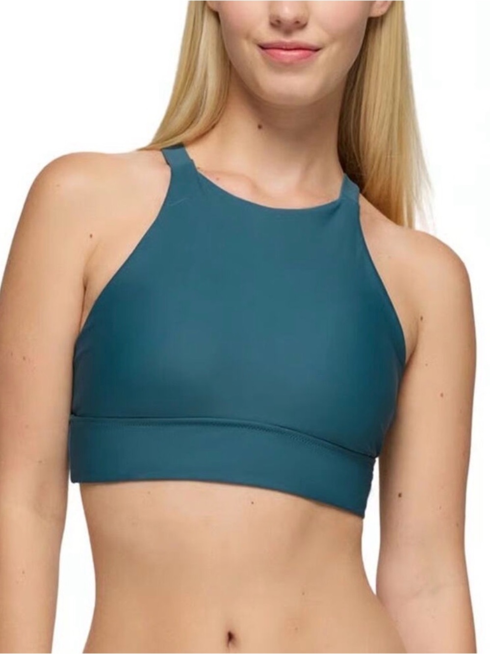 Prana Marine Street Swim Top in Catalina Blue. Pullover.